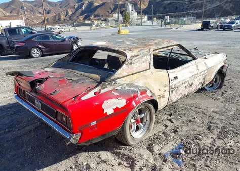 1971 Ford Mustang from USA, damaged, VIN 1F01F125135